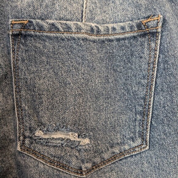 KanCan Jeans Size 28/28 High-Rise Paperbag Mom Ripped Distressed Cuffed Hem NWT - Picture 12 of 16